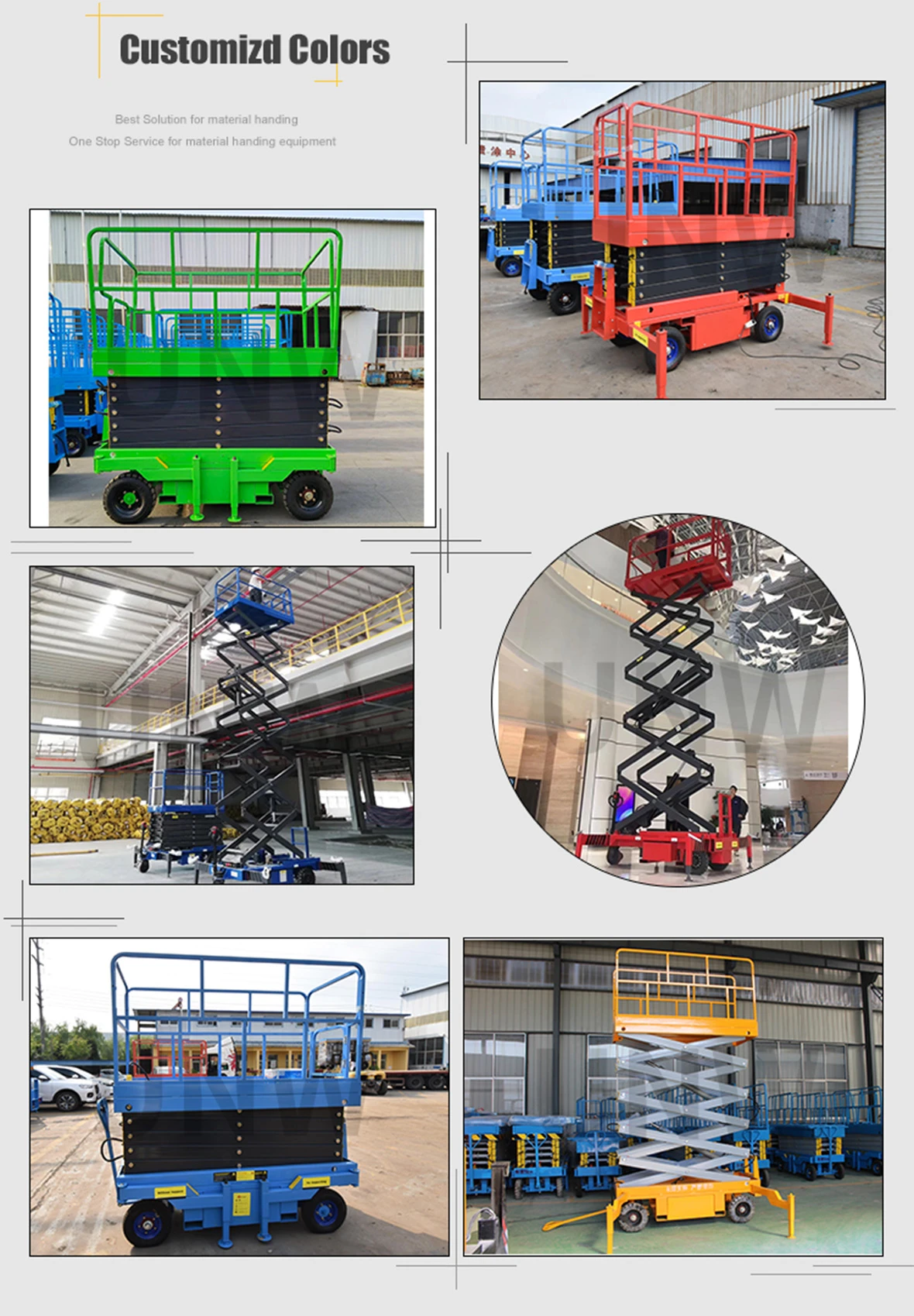 Mobile scissor lift in stock Mobile scissor lift in stock